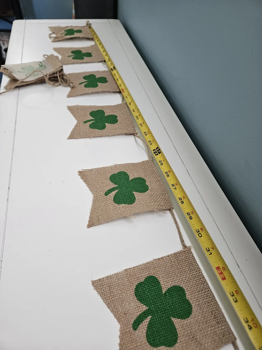 St. Patrick's Day Green 'Cheers' Shamrock Wooden Plaque - Home Decor Bundle